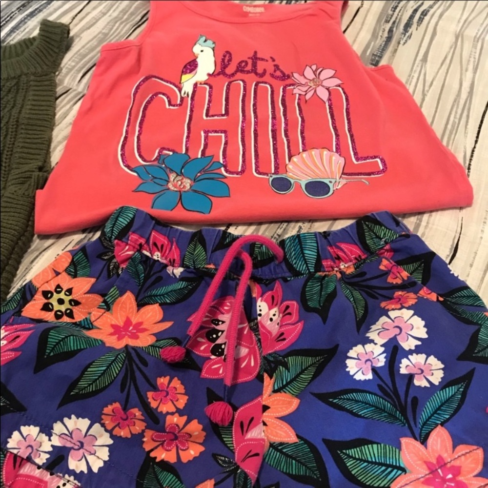Kids size 6/7 short set